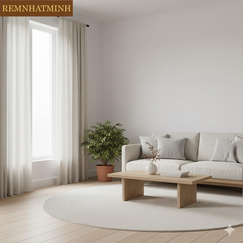 Gợi ý phối màu rèm với màu sơn tường 2