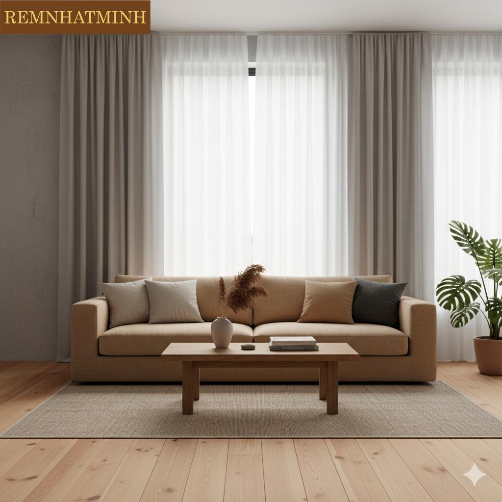 Gợi ý phối màu rèm với màu sơn tường 3