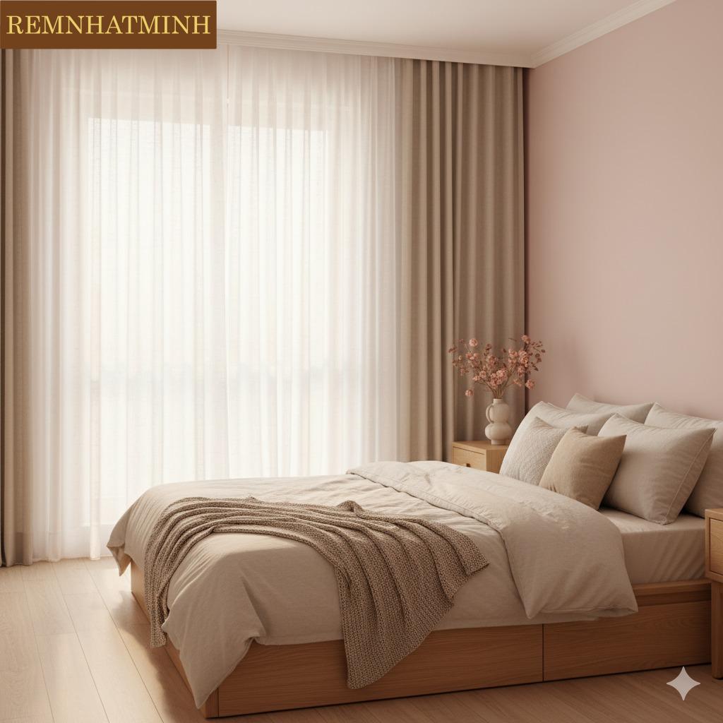 Gợi ý phối màu rèm với màu sơn tường 5