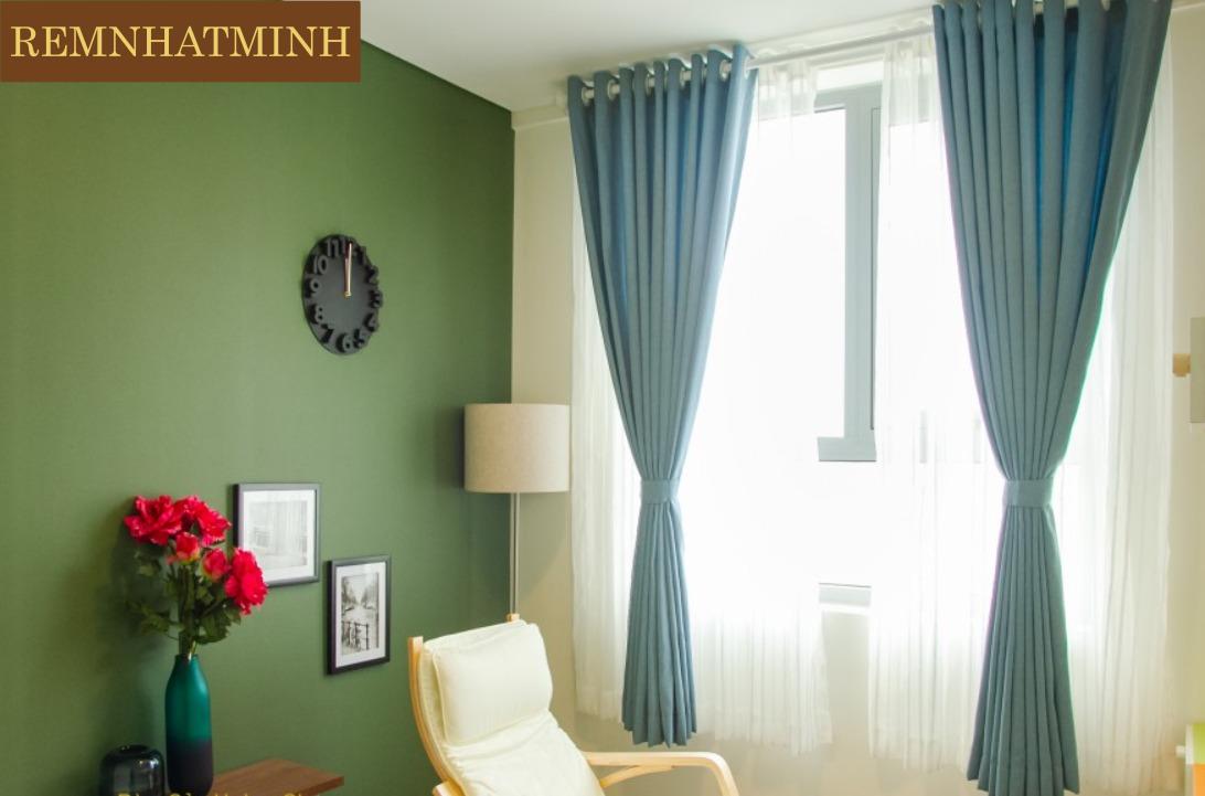 Gợi ý phối màu rèm với màu sơn tường 8