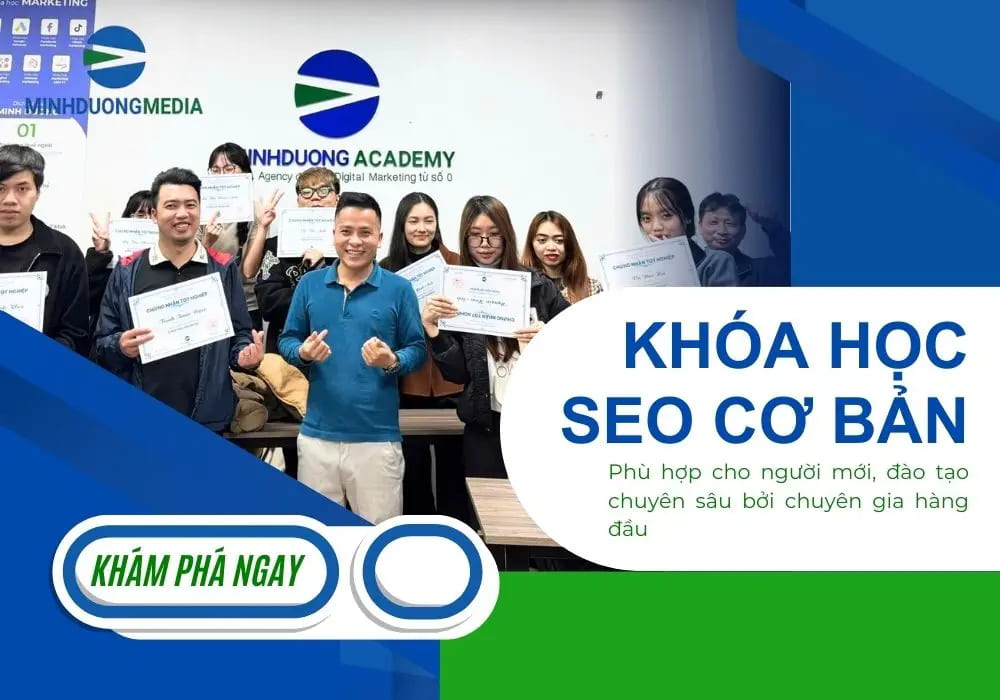Khóa học SEO cơ bản - Lộ trình chi tiết